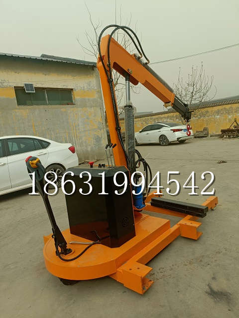 代县自卸车厢随车吊 自制轮式四不像起重机 四驱平板吊 5吨 贵盛