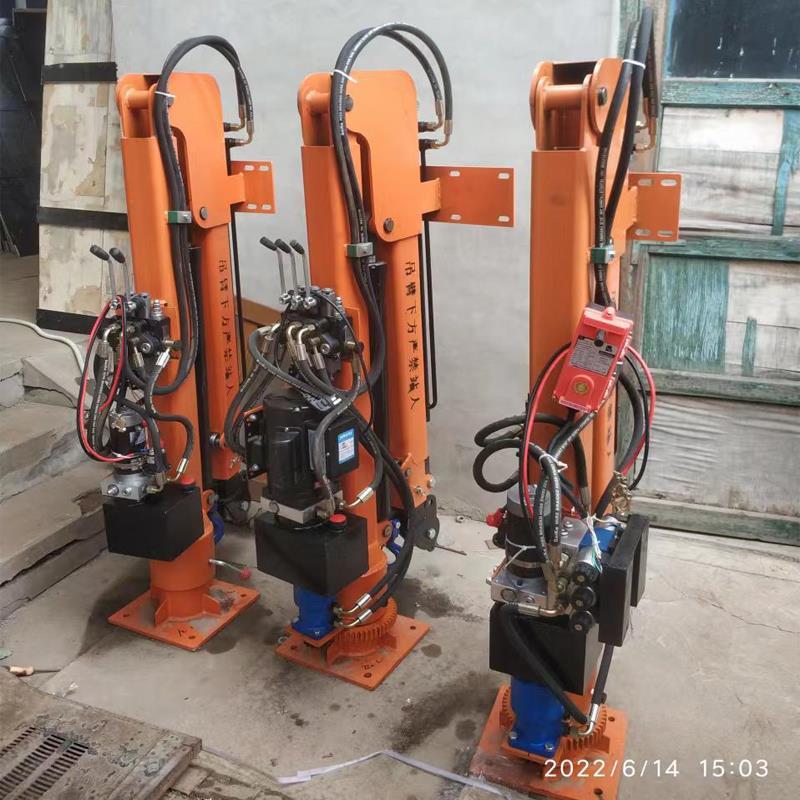 代县重汽蓝牌随车吊 3.2吨 国六动力强 液压驱动 农用自卸起重机